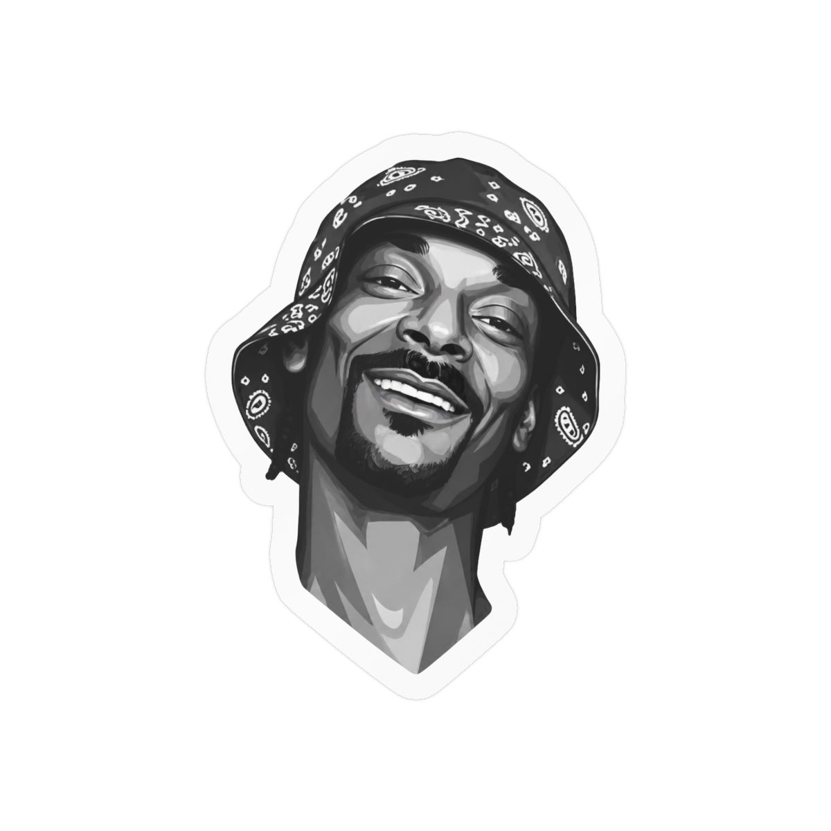 Snoop Dogg Sticker | Iconic Rap Legend Vinyl Decal - alternate angle 1, merchandise