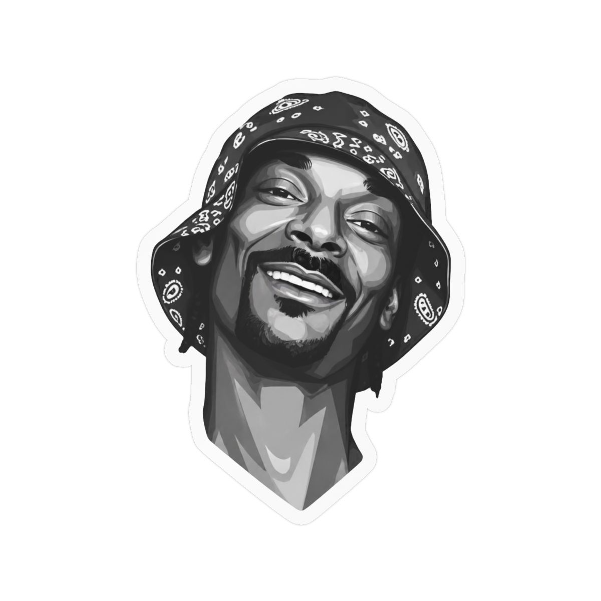 Snoop Dogg Sticker | Iconic Rap Legend Vinyl Decal - alternate angle 2, merchandise