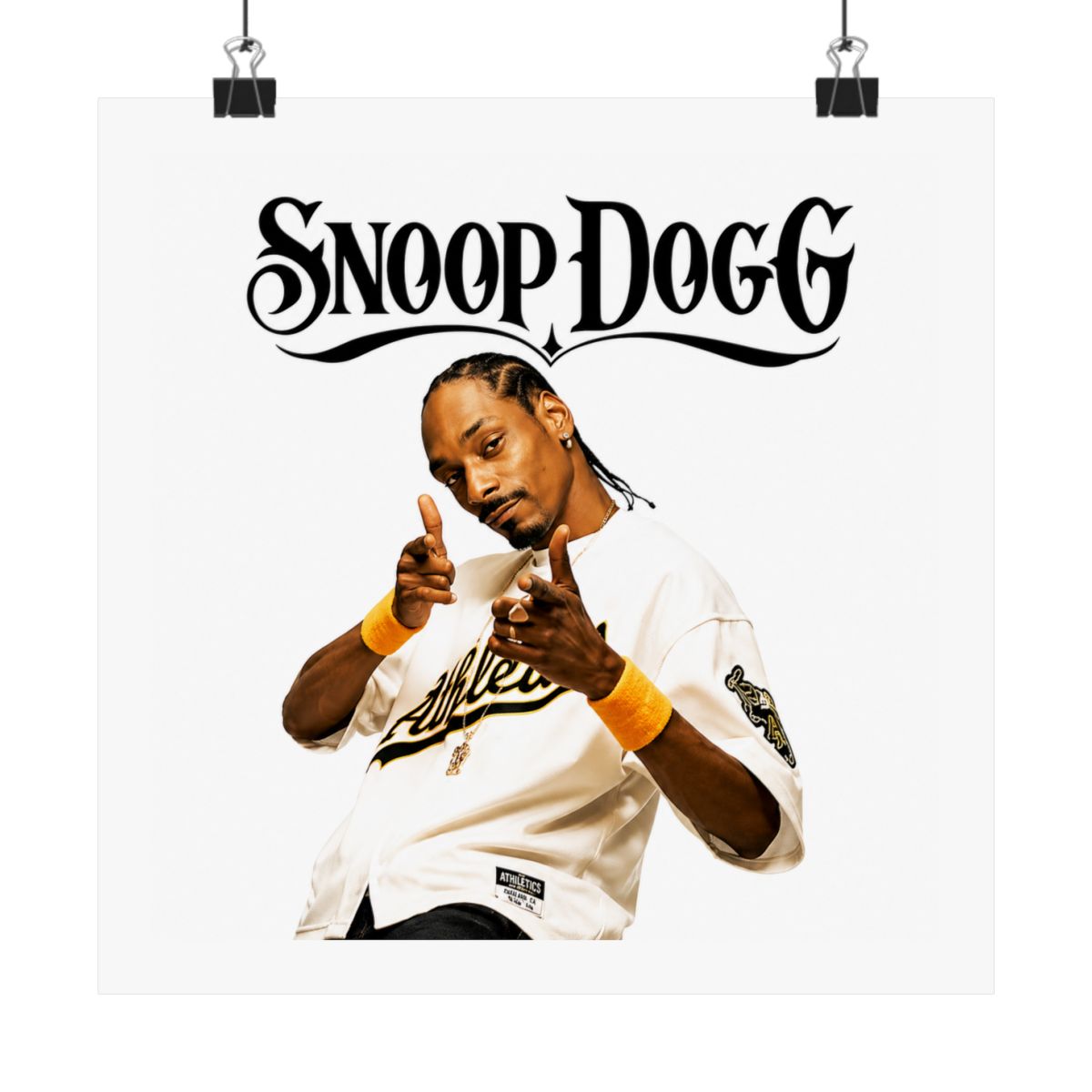 Hip-Hop Boss Energy Poster | Cool Confidence Wall Art Print - alternate angle 2, merchandise