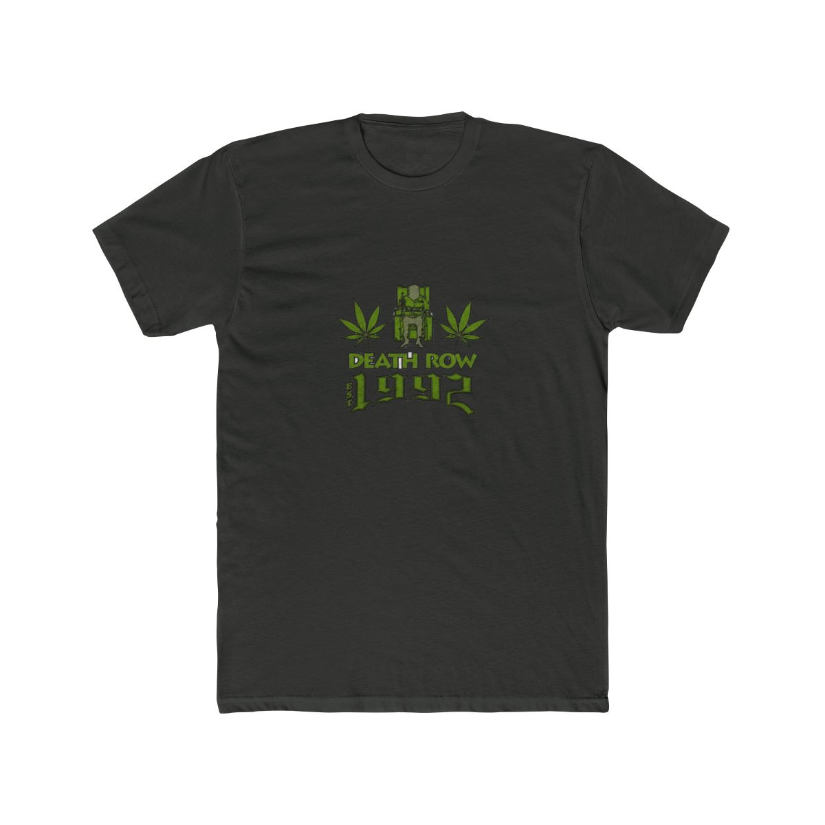 Death Row 420 Black Tee - alternate angle 2, merchandise
