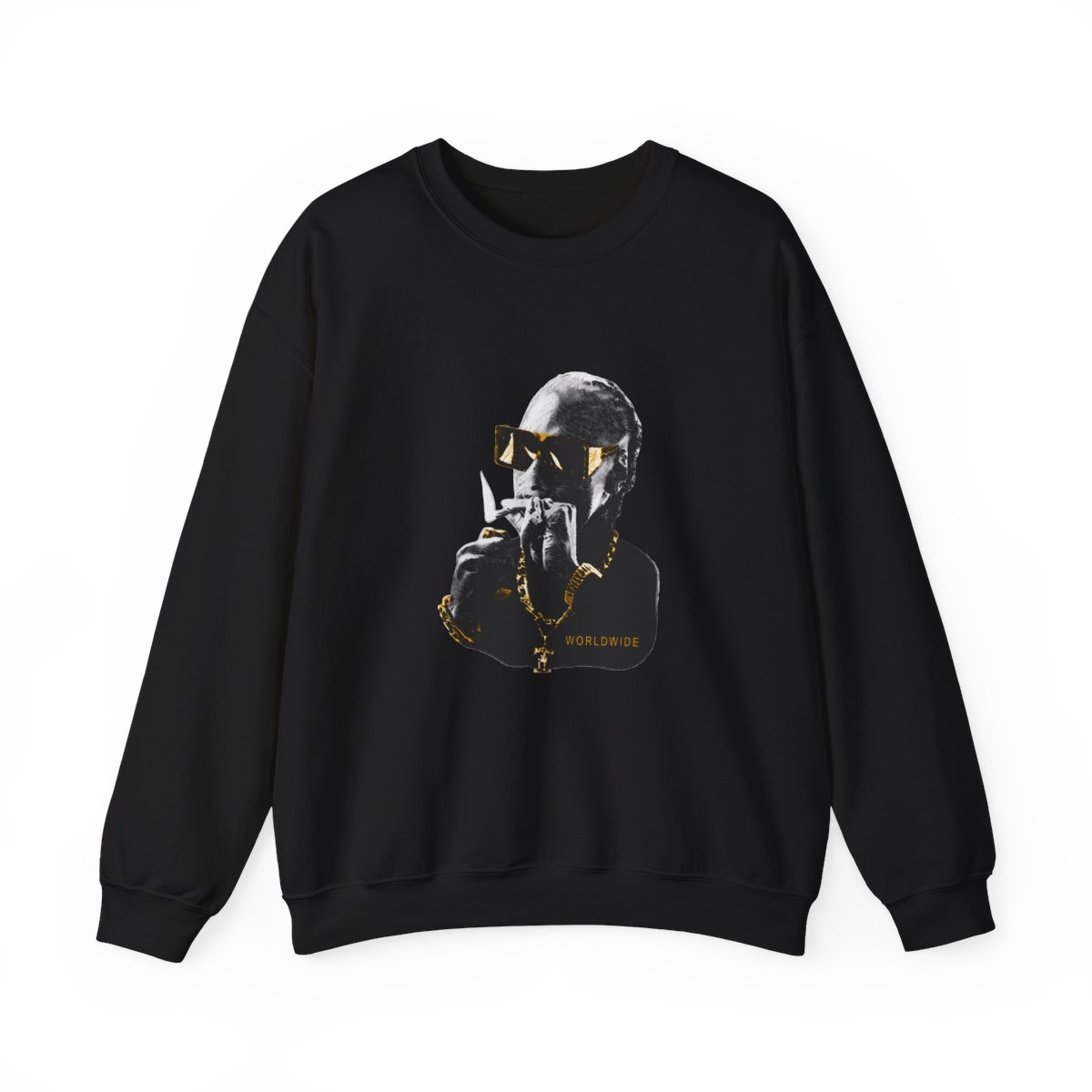 Black Snoop Crewneck (Black) - alternate angle 4, merchandise
