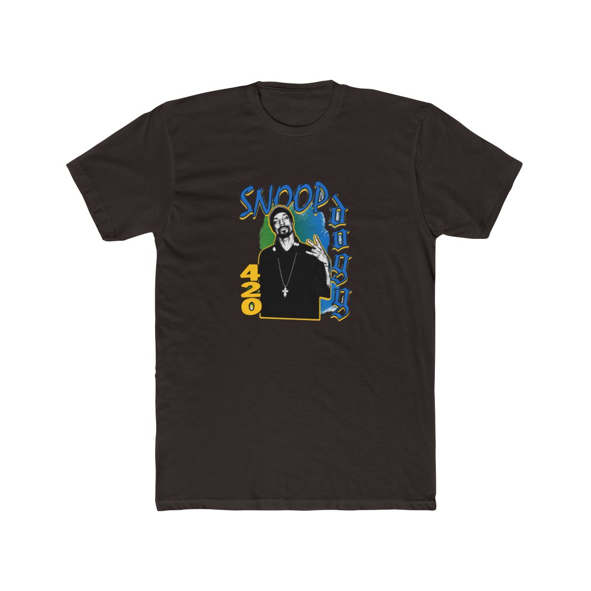 Tan Garment-Dyed Graphic T Shirt Front Back Prints - alternate angle 4, merchandise