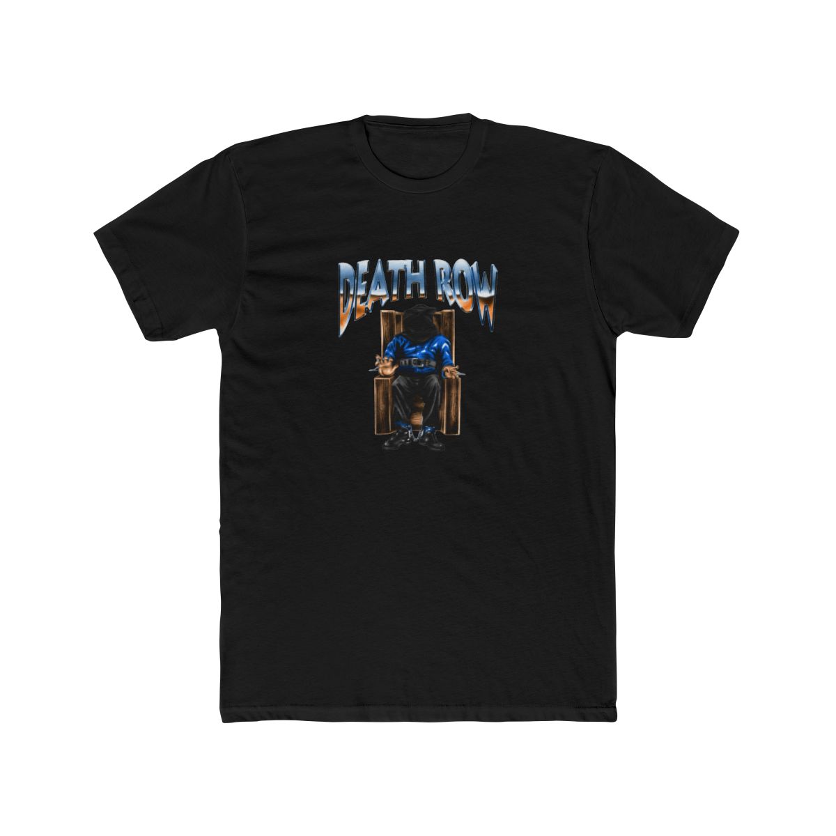 Death Row Logo Airbrush Tee - alternate angle 3, merchandise