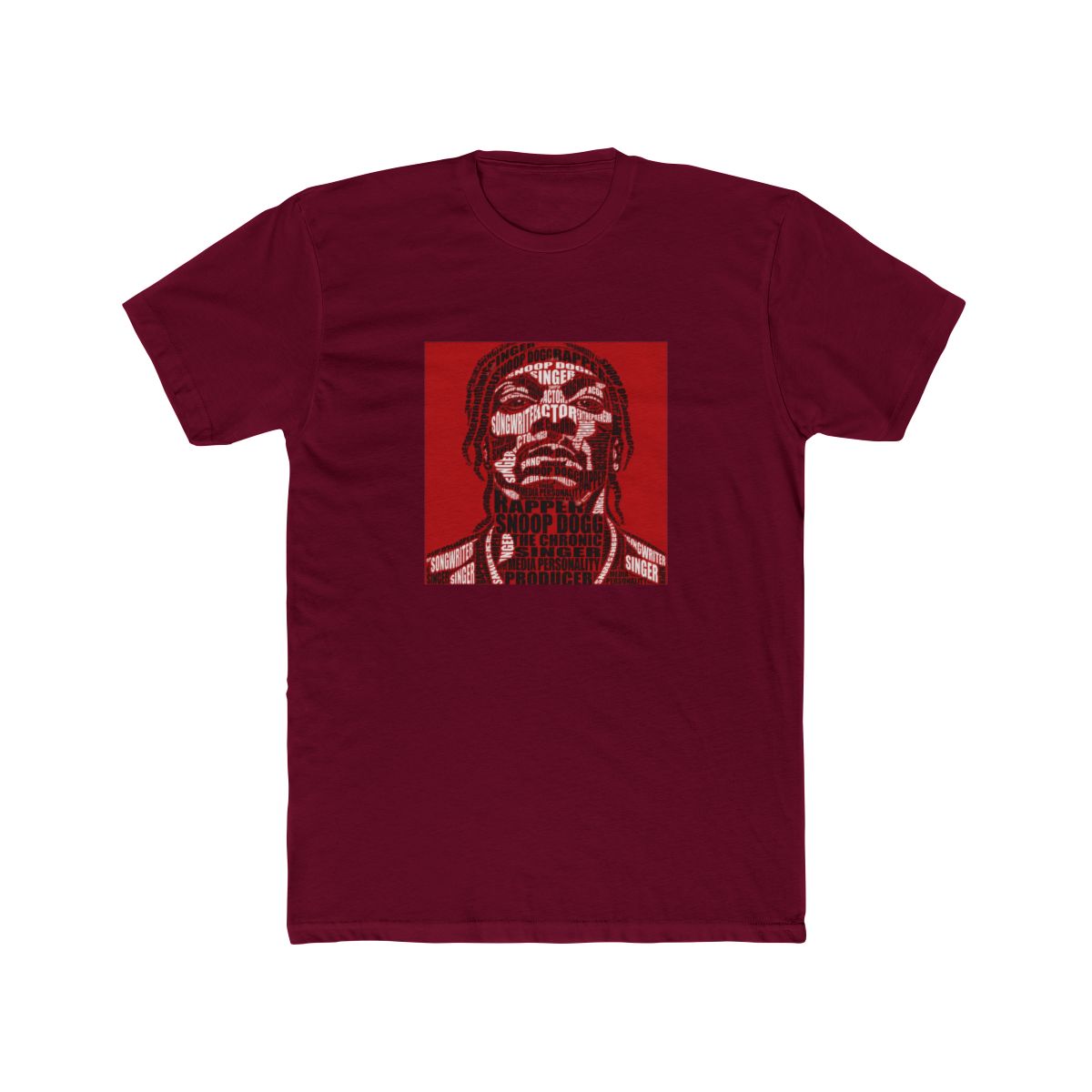 Calligram Hip Hop Legend T-Shirt - West Coast Rap Art Design - alternate angle 3, merchandise