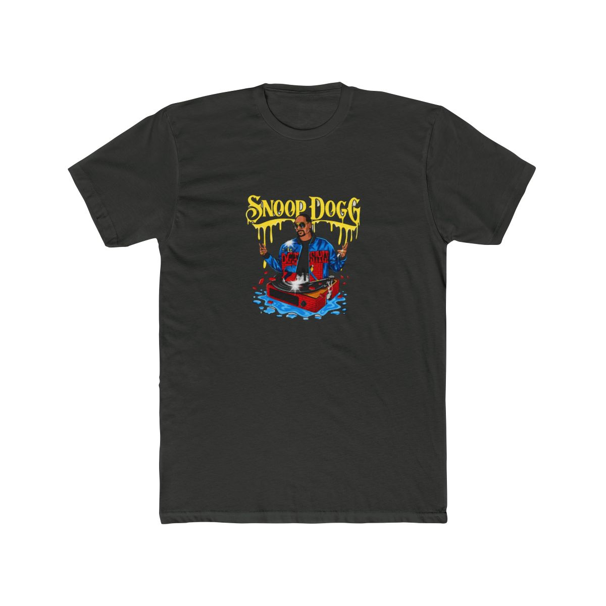 Bold Drip Logo Graphic T-Shirt | Streetwear Hip-Hop Style Tee - alternate angle 2, merchandise