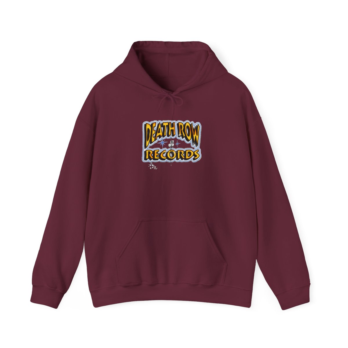 Death Row Records Vintage Airbrush Hoodie - alternate angle 2, merchandise