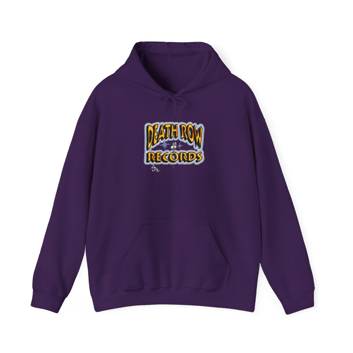 Death Row Records Vintage Airbrush Hoodie - alternate angle 5, merchandise