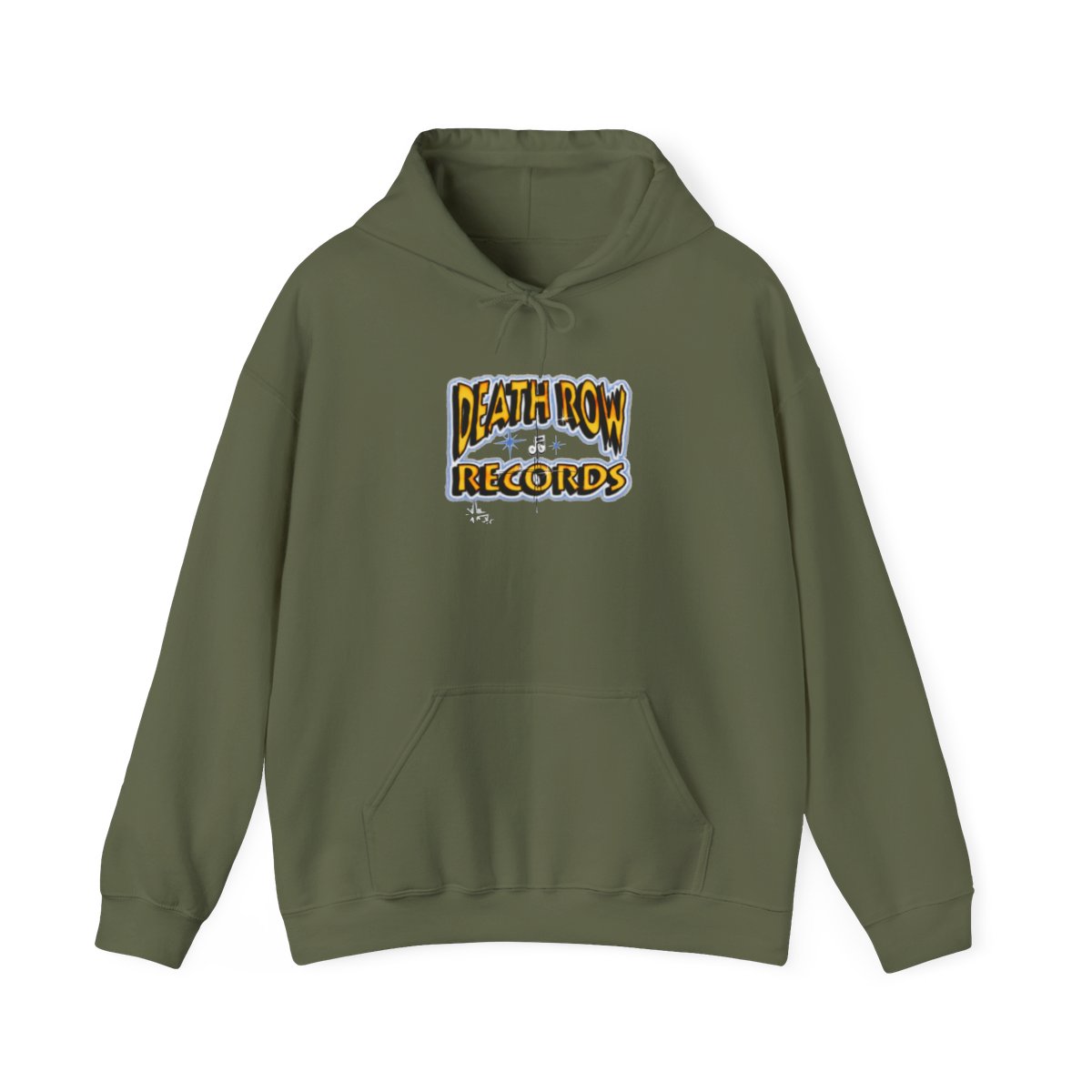 Death Row Records Vintage Airbrush Hoodie - alternate angle 4, merchandise