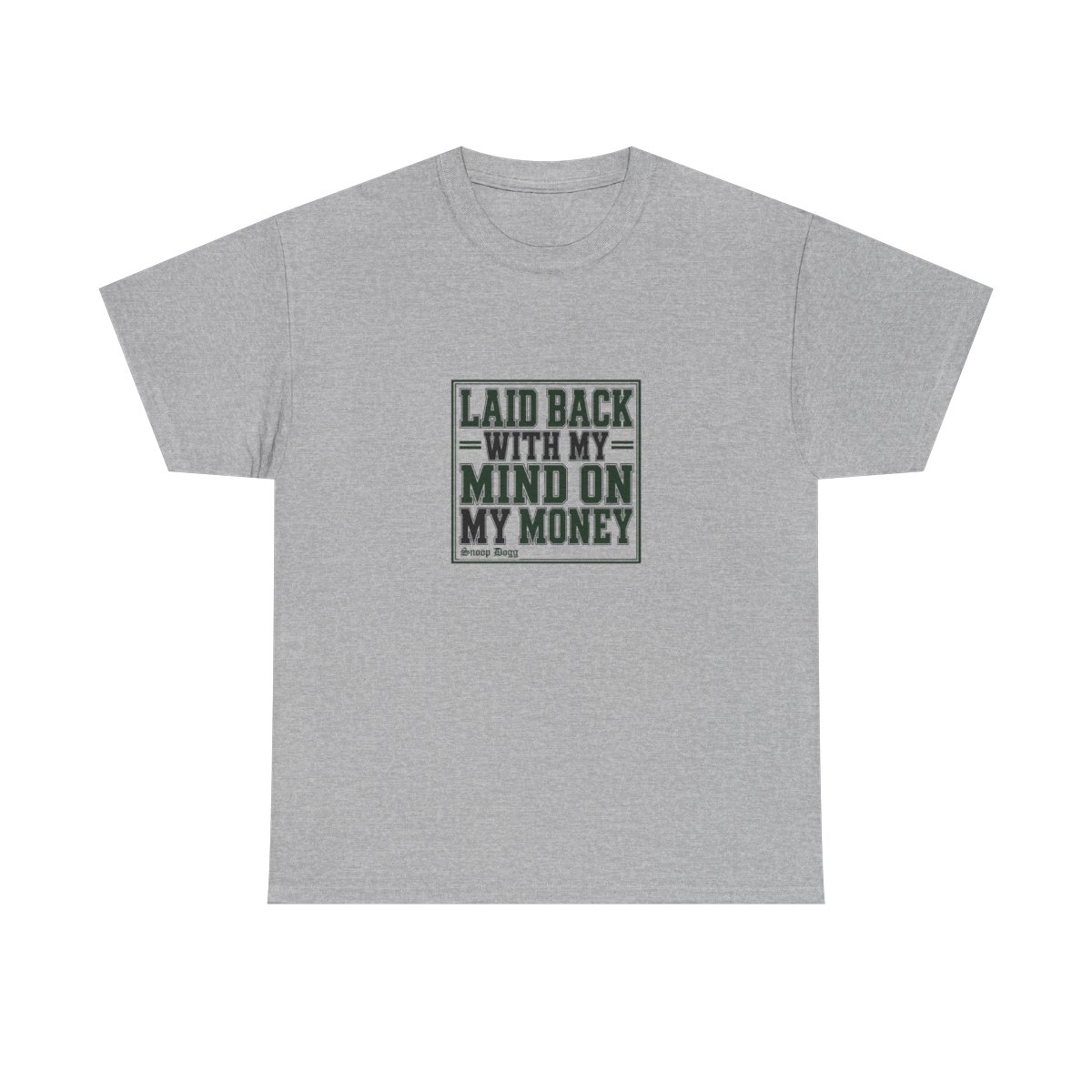 Snoop Dogg "Laid Back with My Mind on My Money" Unisex Tee - alternate angle 3, merchandise