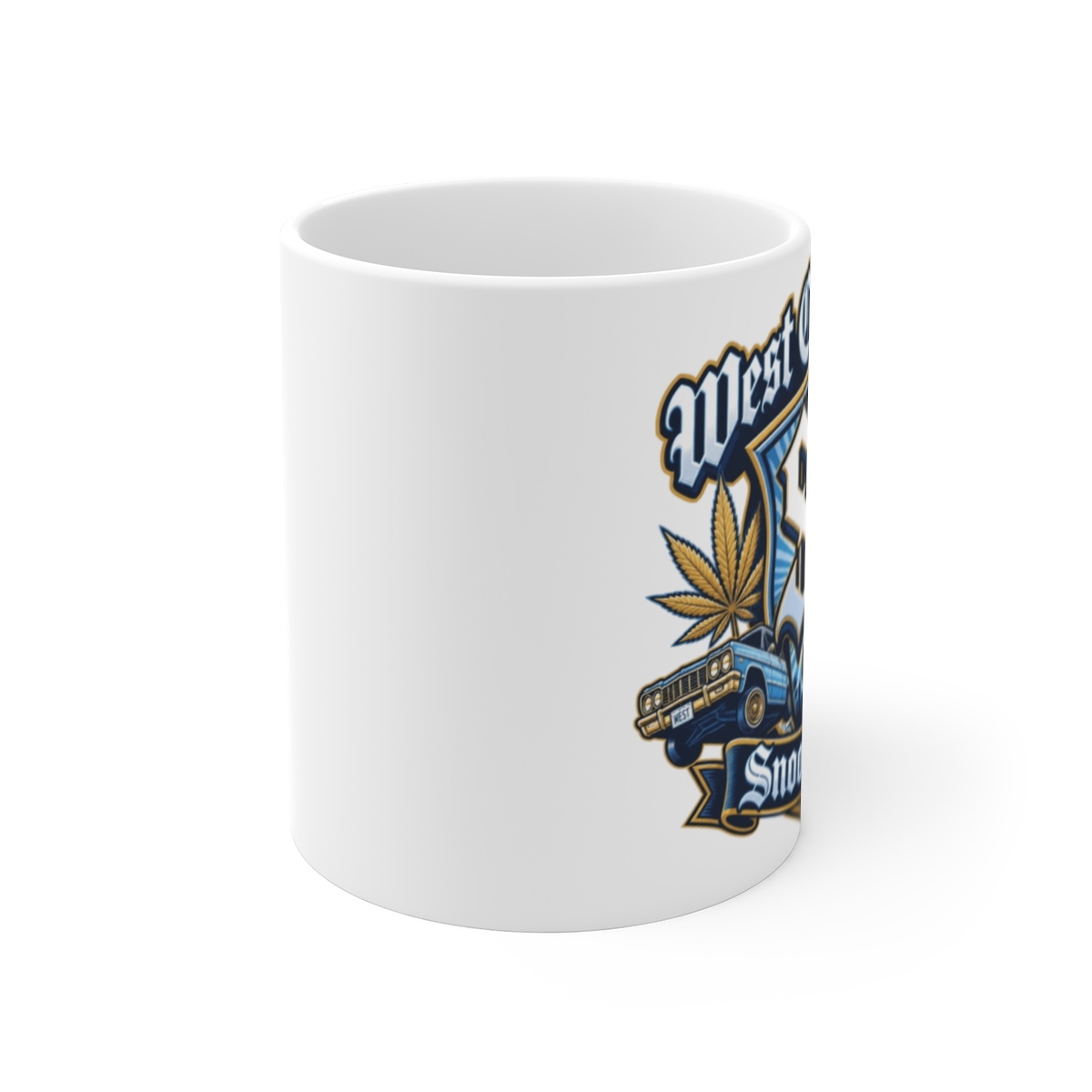 Snoop Dogg "West Coast Icon" White Mug - alternate angle 1, merchandise