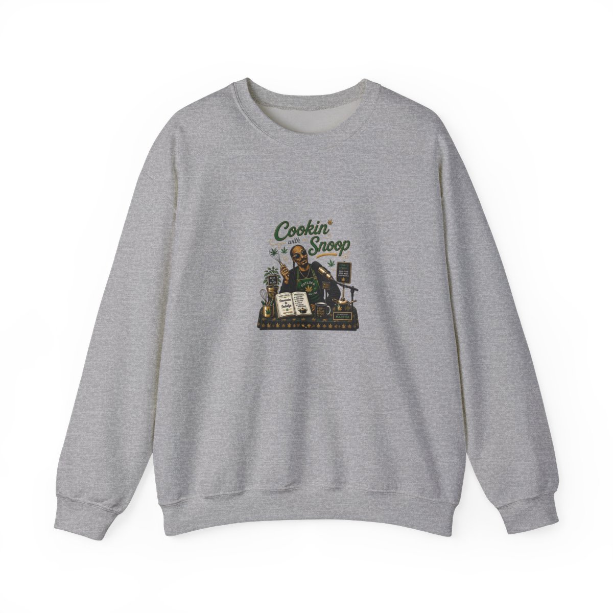 Snoop Dogg "Martha & Snoop" Crewneck - alternate angle 2, merchandise
