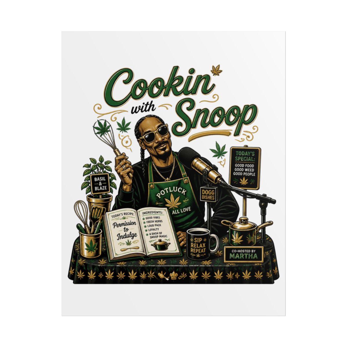 Snoop Dogg "Martha & Snoop" Poster - alternate angle 1, merchandise